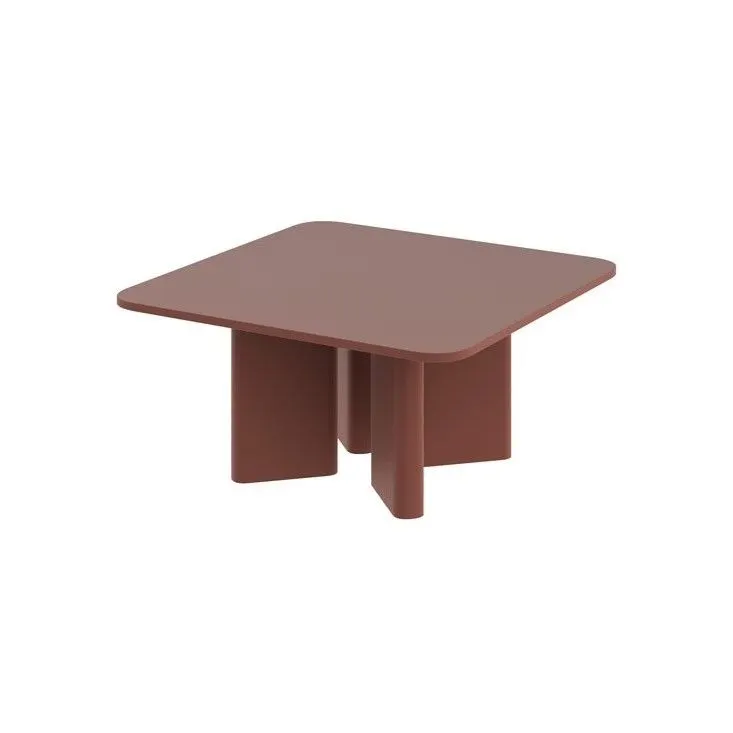 Stolik kawowy DIVERSO 80x80 bordowy I sklep meblowy MIRAT. styl PASTELE