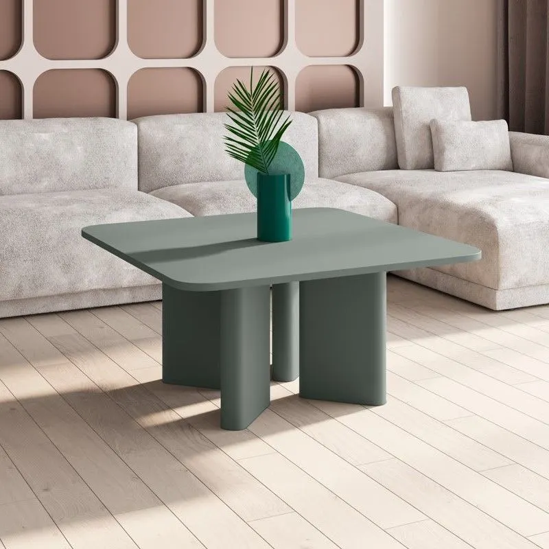 Stolik kawowy DIVERSO 80x80 jasny niebieski I sklep meblowy MIRAT. styl PASTELE