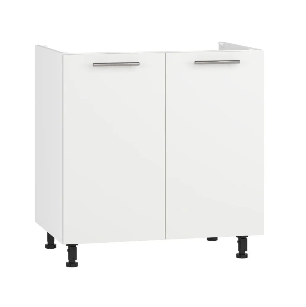 Szeroka szafka pod zlew 80 VENTO DK-80/82 biały mat I sklep meblowy MIRAT.  kolekcja VENTO