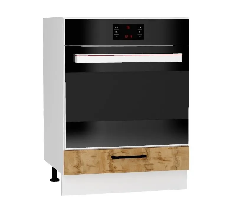 Szafka pod piekarnik 60 BONO DK60 dąb wotan I sklep meblowy MIRAT. styl LOFT