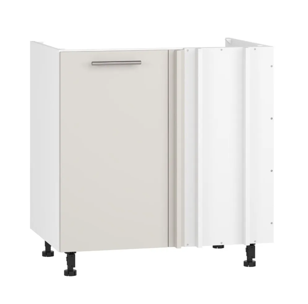 Dolna szafka kuchenna narożna pod zlew 80 VENTO DKN-100/82 kaszmirowa I sklep meblowy MIRAT.  kolekcja VENTO