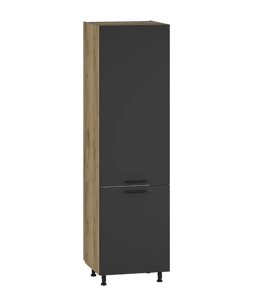 Szafka do zabudowy lodówki 60 VENTO DL-60/214 antracyt firmy Halmar | MIRAT. styl LOFT kolekcja VENTO