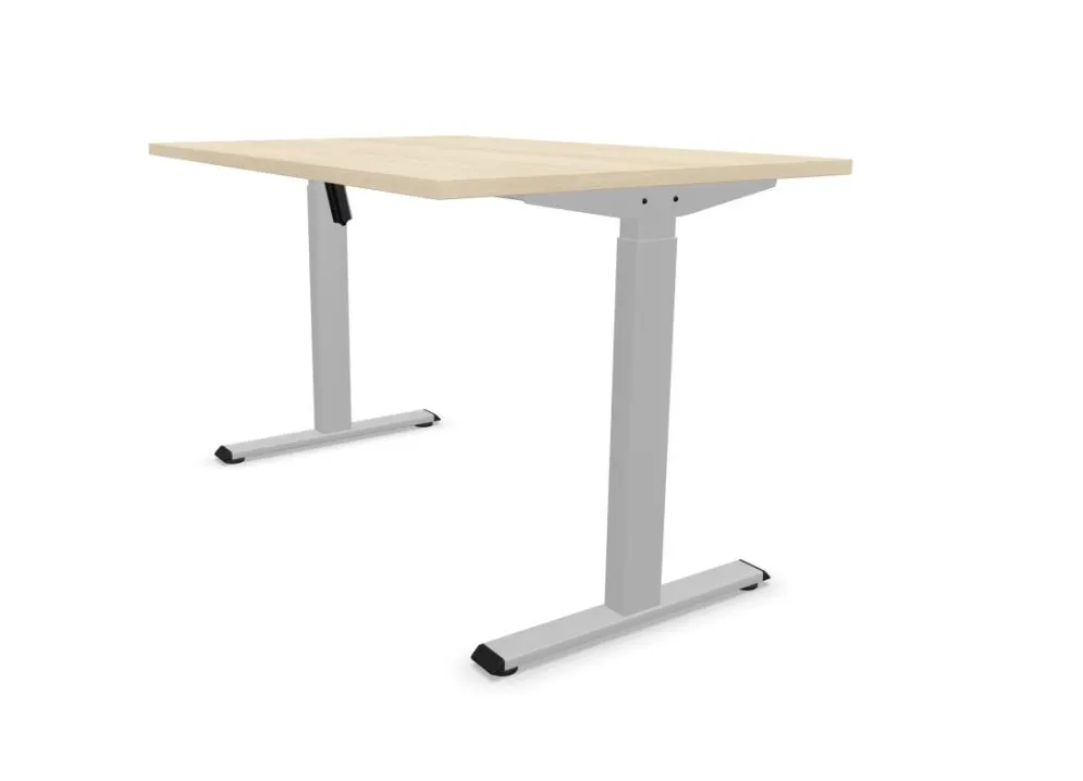 Biurko eCOMO 120x60cm akacja z regulacją wysokości elektryczne I sklep meblowy MIRAT.