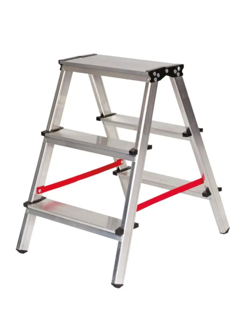 Drabina aluminiowa dwustronna Domo 2x2 125kg | MIRAT.