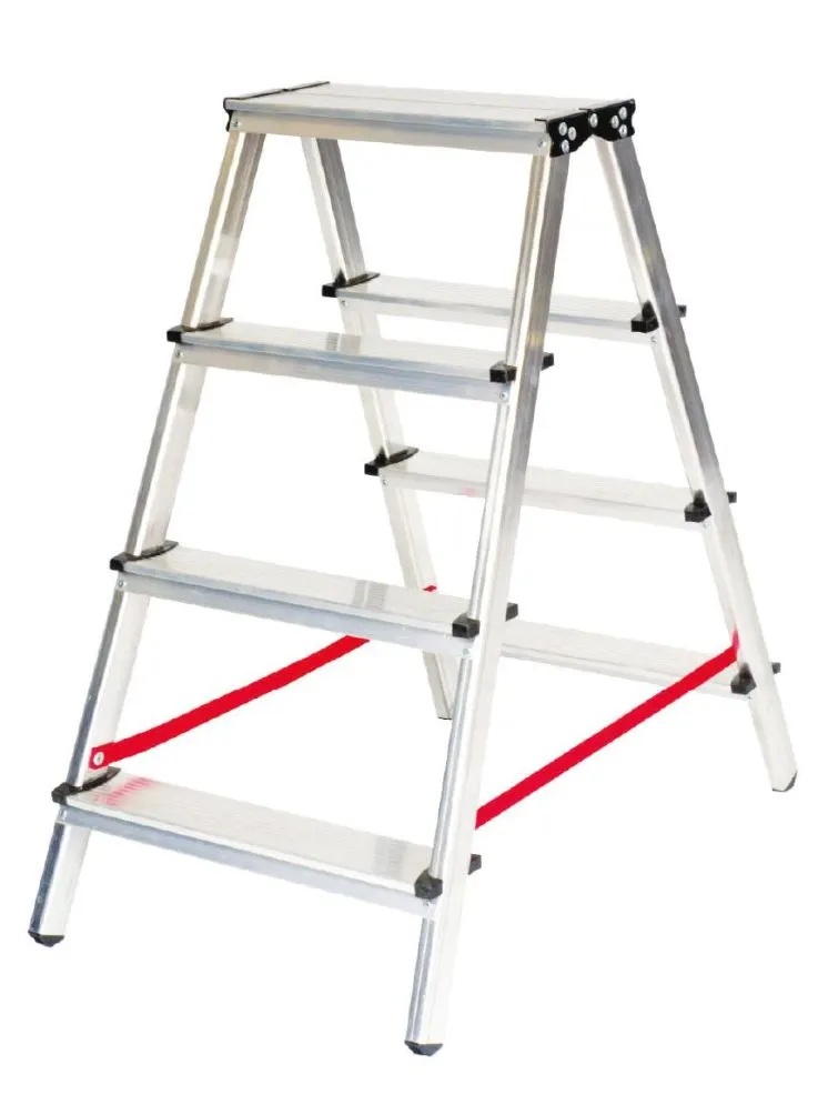 Drabina aluminiowa dwustronna 2x4 150kg | MIRAT.