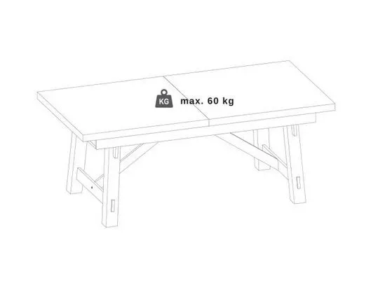 Stół rozkładany FIESTA 200(280)x100 dąb naturalny/czarny duży I sklep meblowy MIRAT. styl LOFT, SKANDYNAWSKI