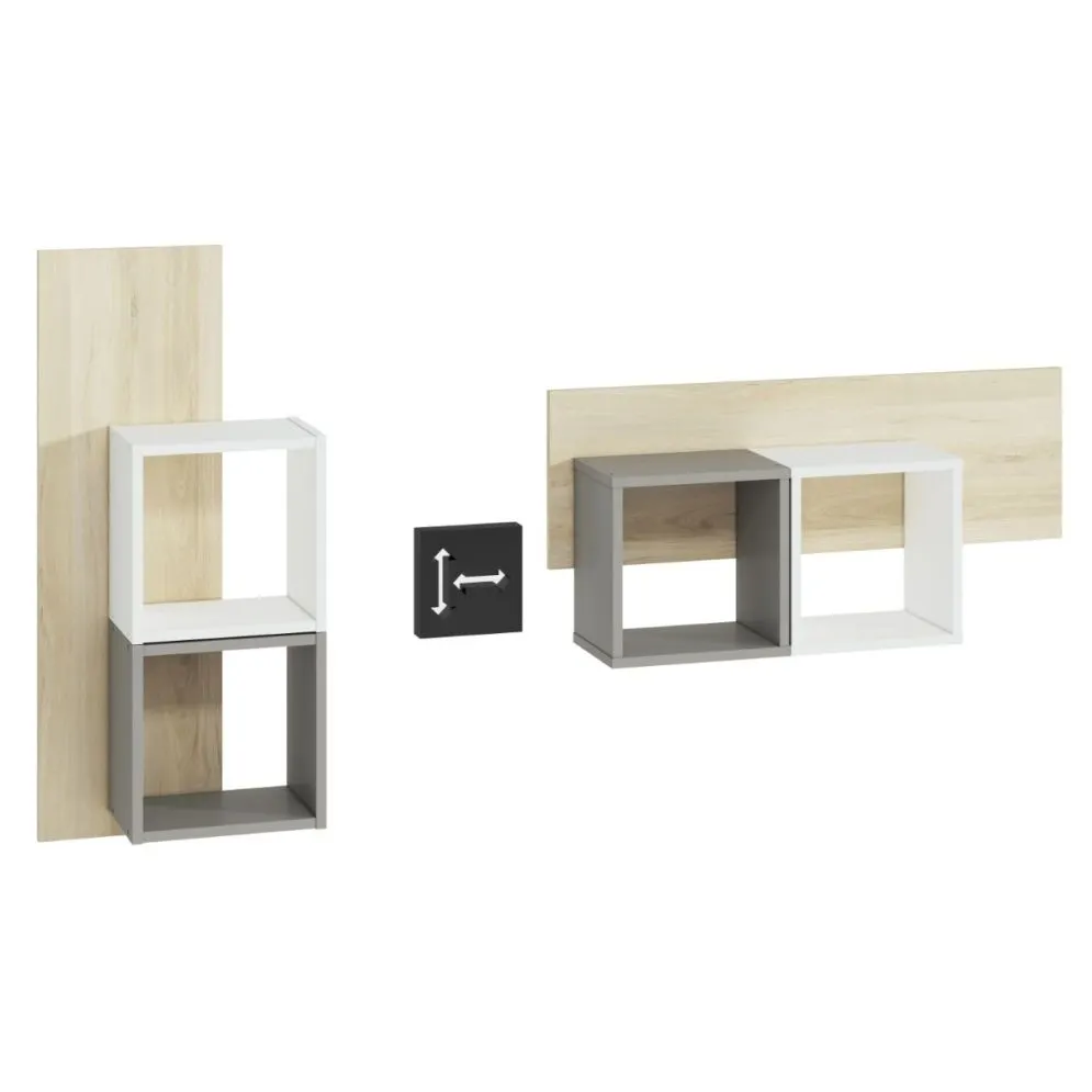 Panel do półki DOT 92 buk na ścianę I sklep meblowy MIRAT.  kolekcja DOT