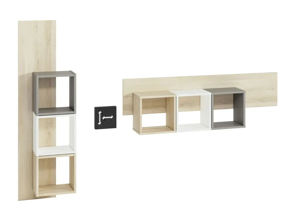 Półka DOT 32x30 kwadratowa na ścianę I sklep meblowy MIRAT.  kolekcja DOT