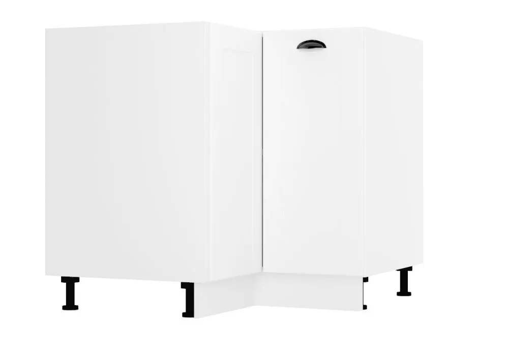 Szafka kuchenna narożna 90 ADELE DRP P/L biała I sklep meblowy MIRAT.