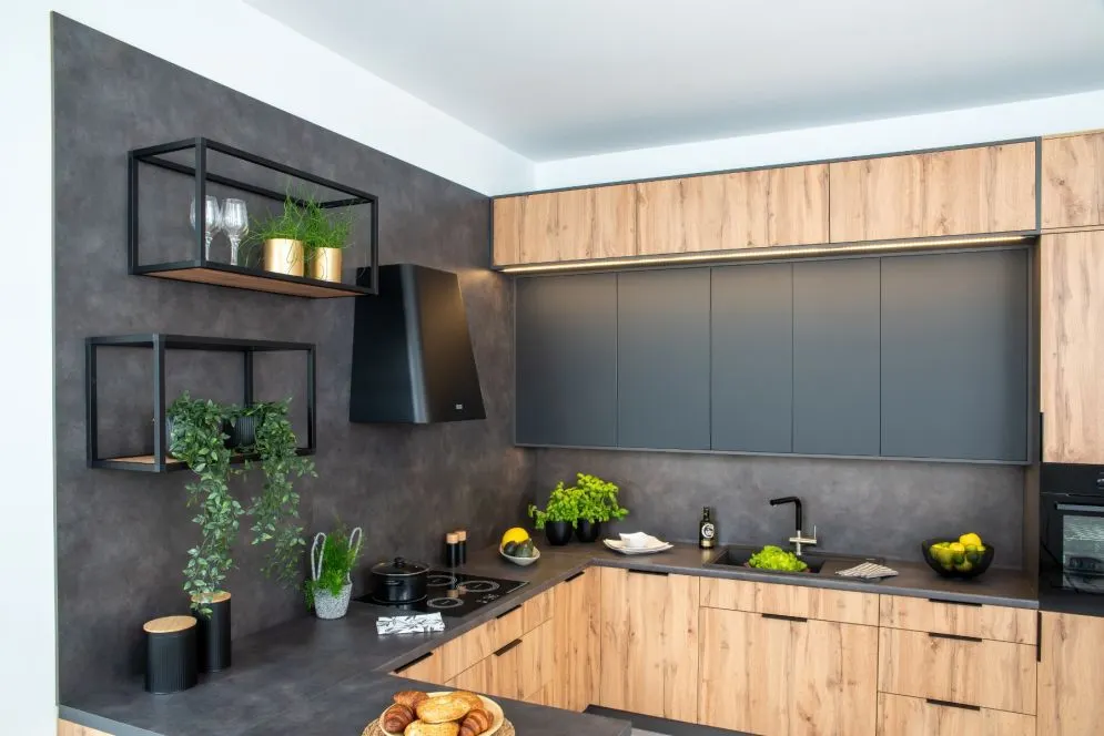 Szafka kuchenna stojąca 60 BONO D60 P/L dąb wotan I sklep meblowy MIRAT. styl LOFT