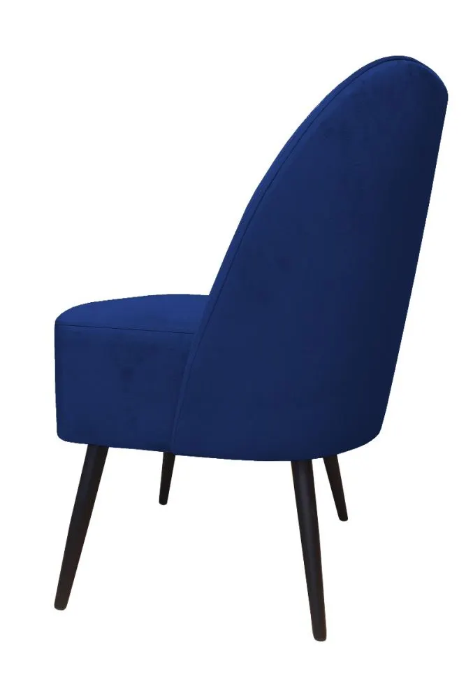 Fotel DUNAJ VELVET granatowy nowoczesny | MIRAT. w stylu  kolekcja