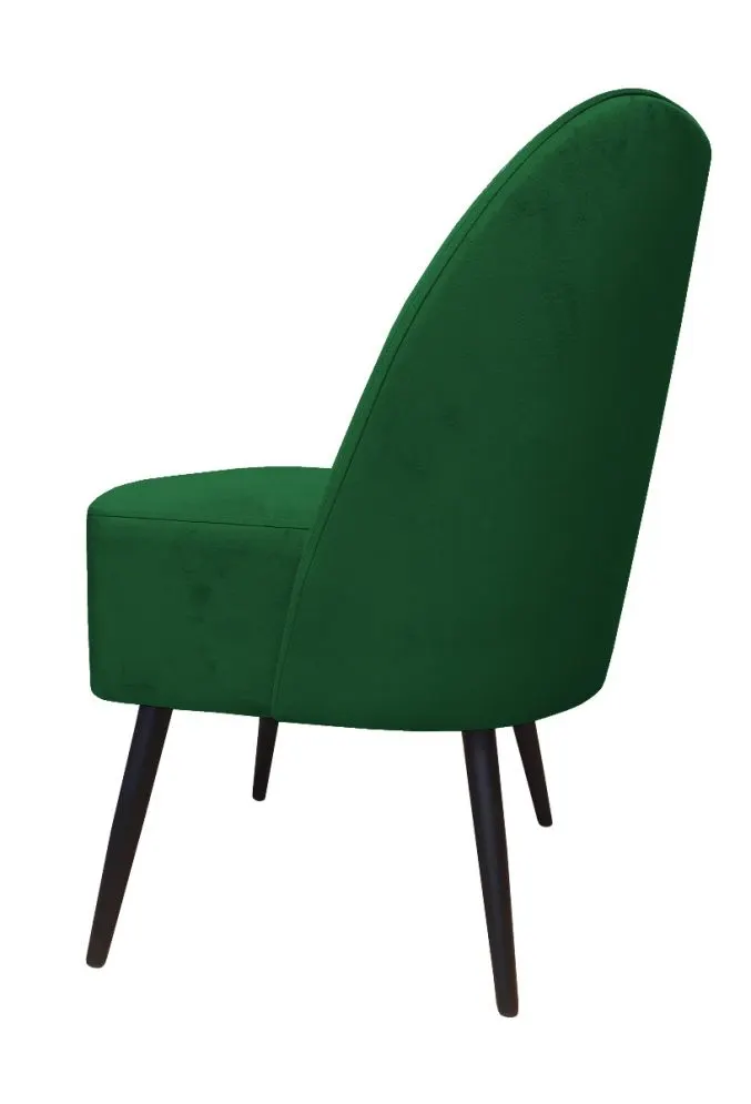 Fotel DUNAJ VELVET zielony do salonu | MIRAT. w stylu  kolekcja