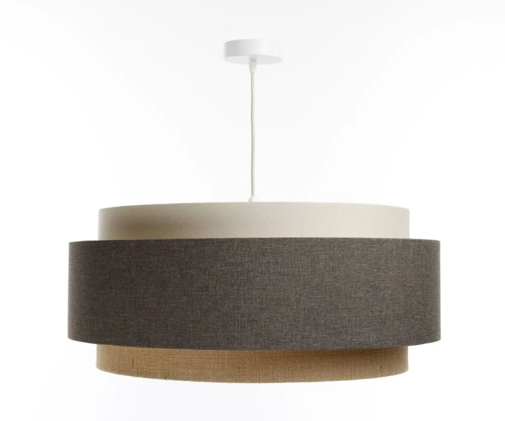 Lampa wisząca ERUTAN DUDU kremowa/szara/beżowa ręcznie robiona I sklep meblowy MIRAT.