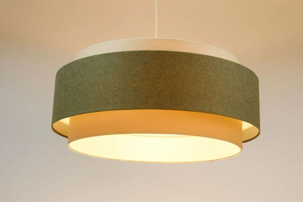 Lampa wisząca ERUTAN DUDU kremowa/zielona nowoczesna I sklep meblowy MIRAT.