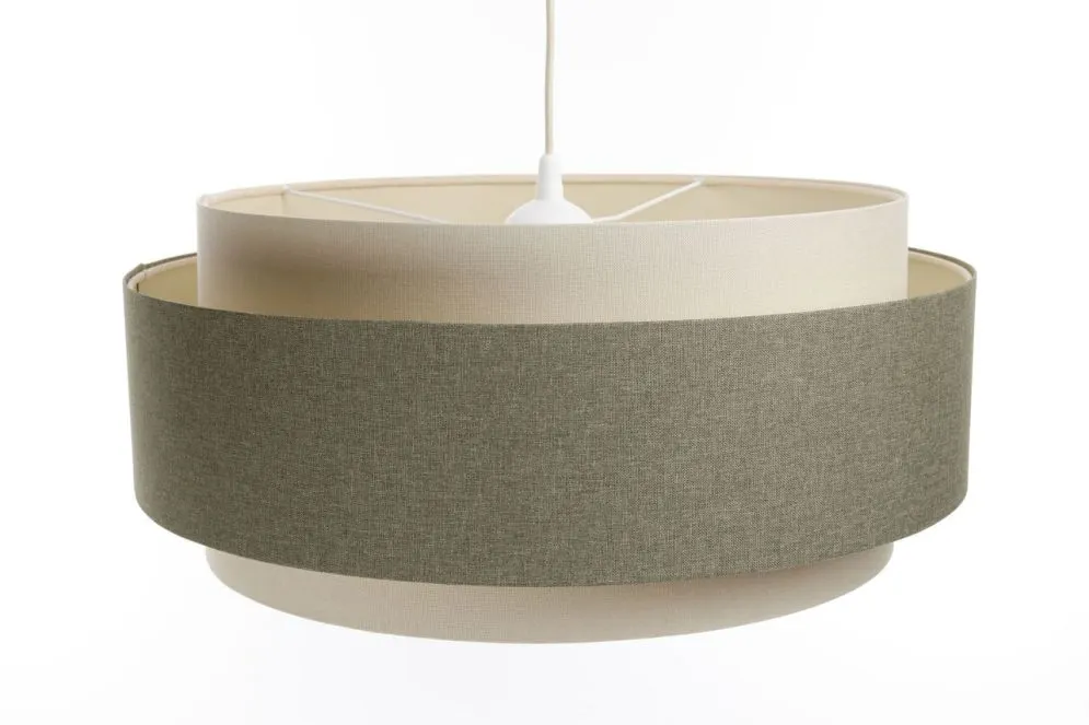 Lampa wisząca ERUTAN DUDU RATTAN kremowa/zielona minimalistyczna I sklep meblowy MIRAT.