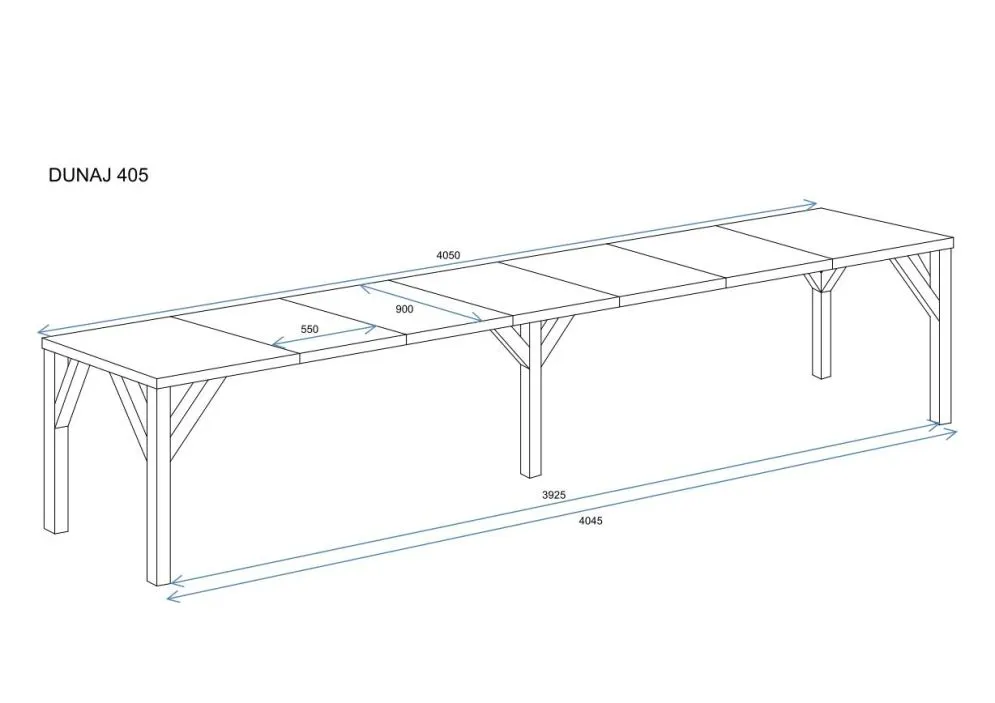 Stół rozkładany DUNAJ 130(405)x90 dąb artisan w stylu loft I sklep meblowy MIRAT. styl LOFT