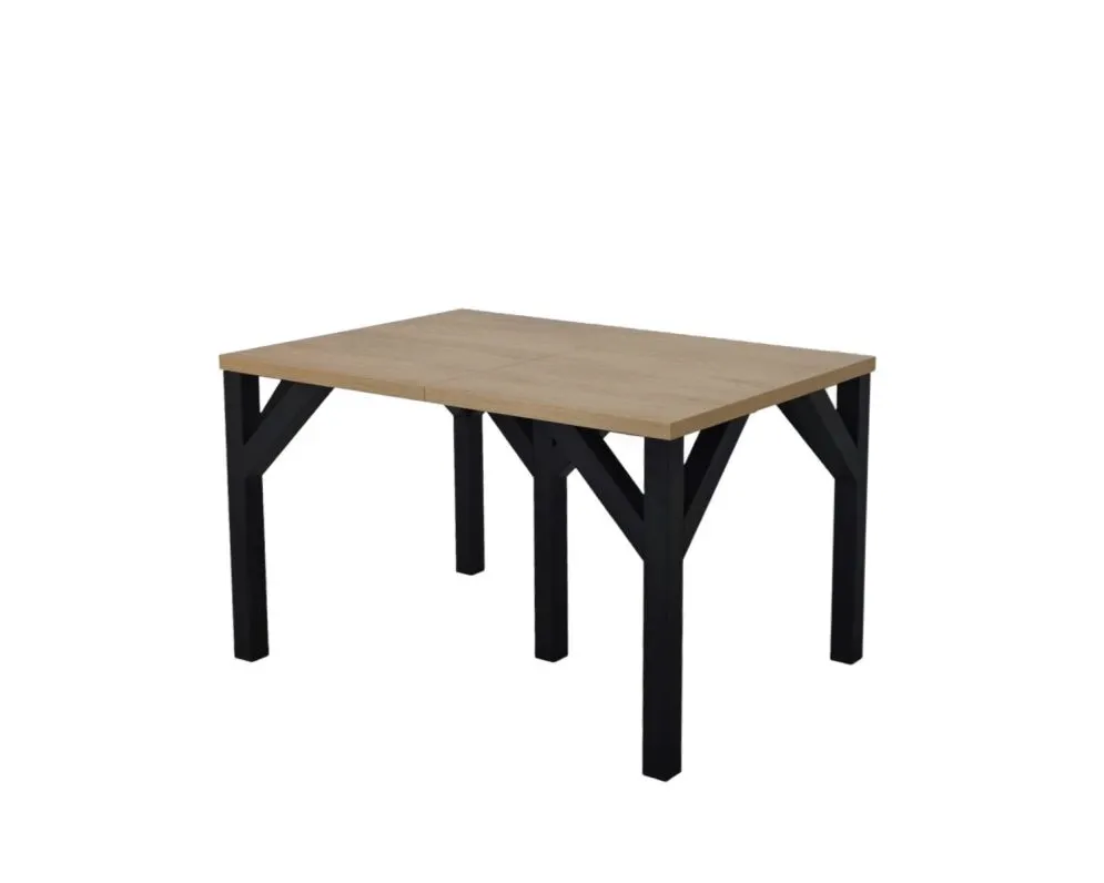 Stół rozkładany DUNAJ 130(295)x90 dąb cremona I sklep meblowy MIRAT. styl LOFT