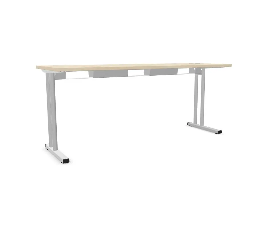 Biurko EASY SPACE C-LEG RC 180x60cm akacjowe prostokątne I sklep meblowy MIRAT.