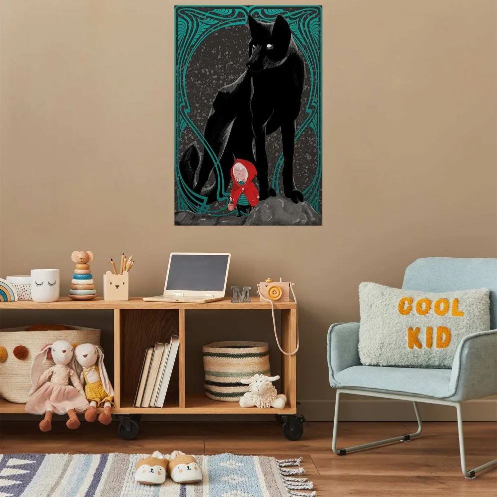 Plakat Czerwony kapturek 21x30 cm bez ramy bez marginesu | MIRAT.