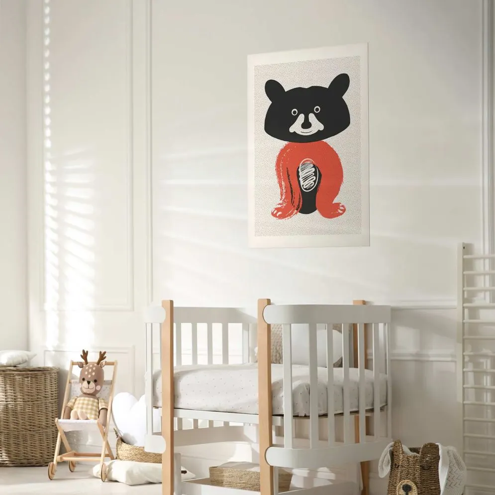 Plakat Sympatyczny szop 40x60 cm bez ramy z marginesem | MIRAT.