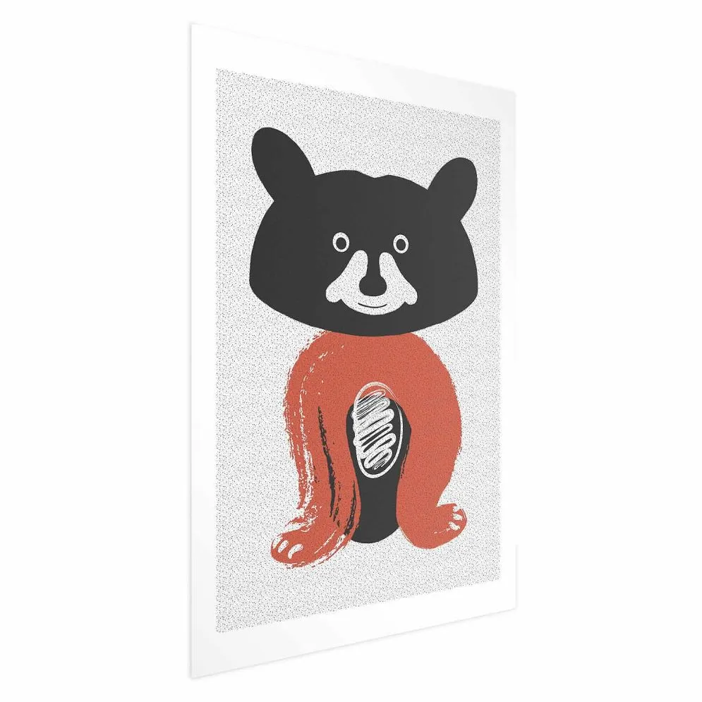 Plakat Sympatyczny szop 40x60 cm bez ramy z marginesem | MIRAT.