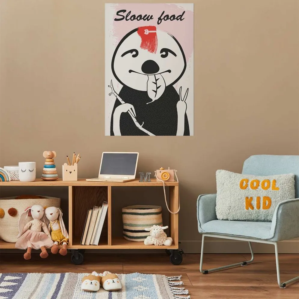 Plakat Leniwiec trendsetter 21x30 cm bez ramy bez marginesu | MIRAT.