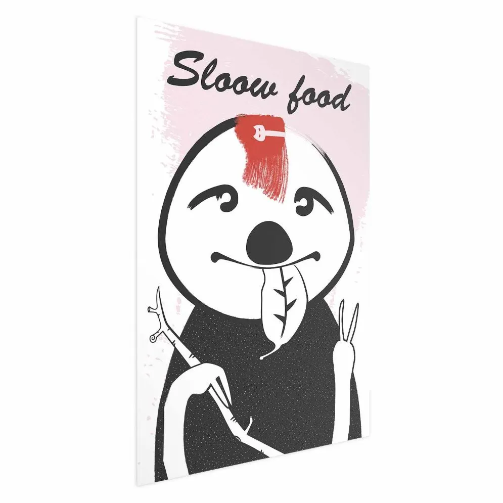 Plakat Leniwiec trendsetter 21x30 cm bez ramy bez marginesu | MIRAT.