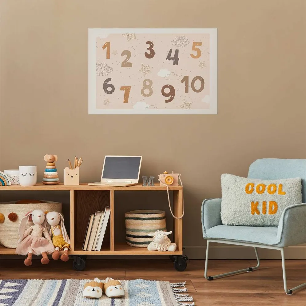 Plakat Cyferki 60x40 cm bez ramy z marginesem | MIRAT.