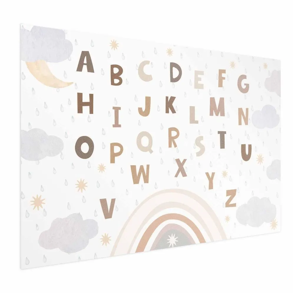 Plakat Literki 42x29,7 cm bez ramy bez marginesu | MIRAT.