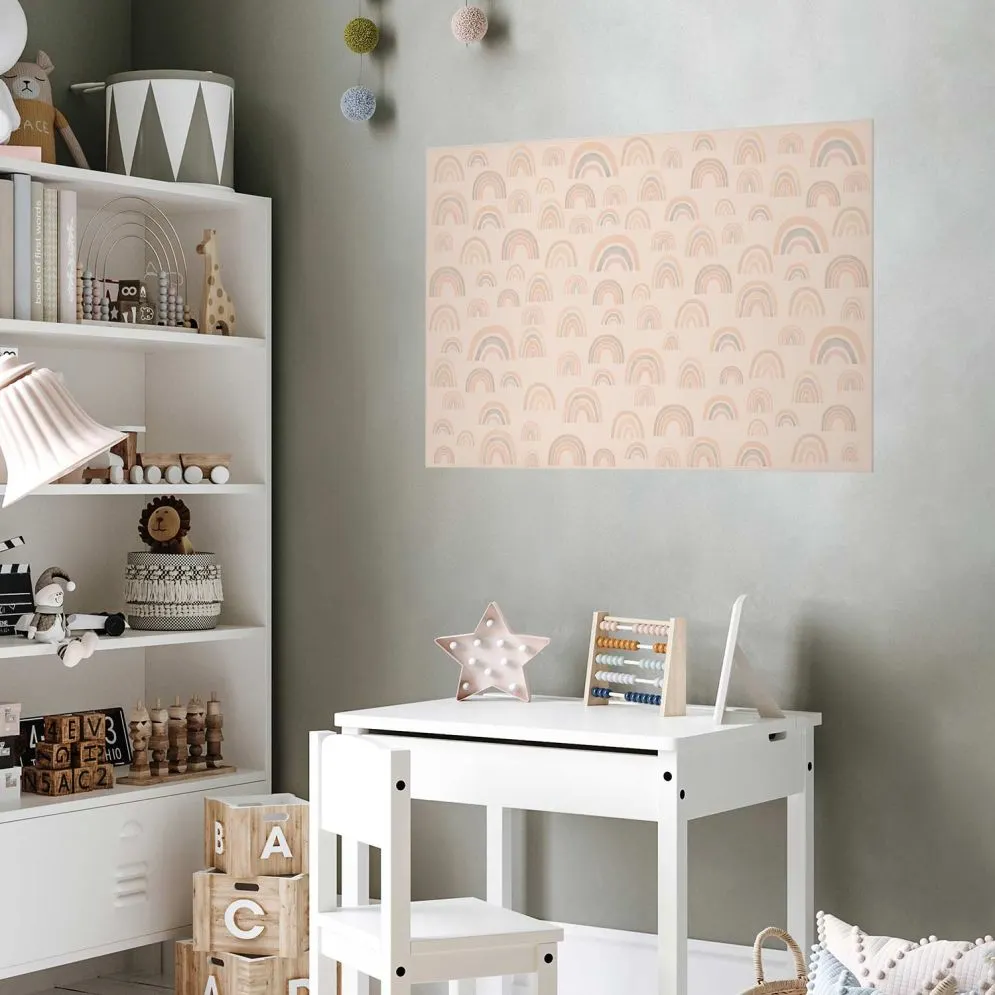 Plakat Pastelowe tęcze 60x40 cm bez ramy bez marginesu | MIRAT.