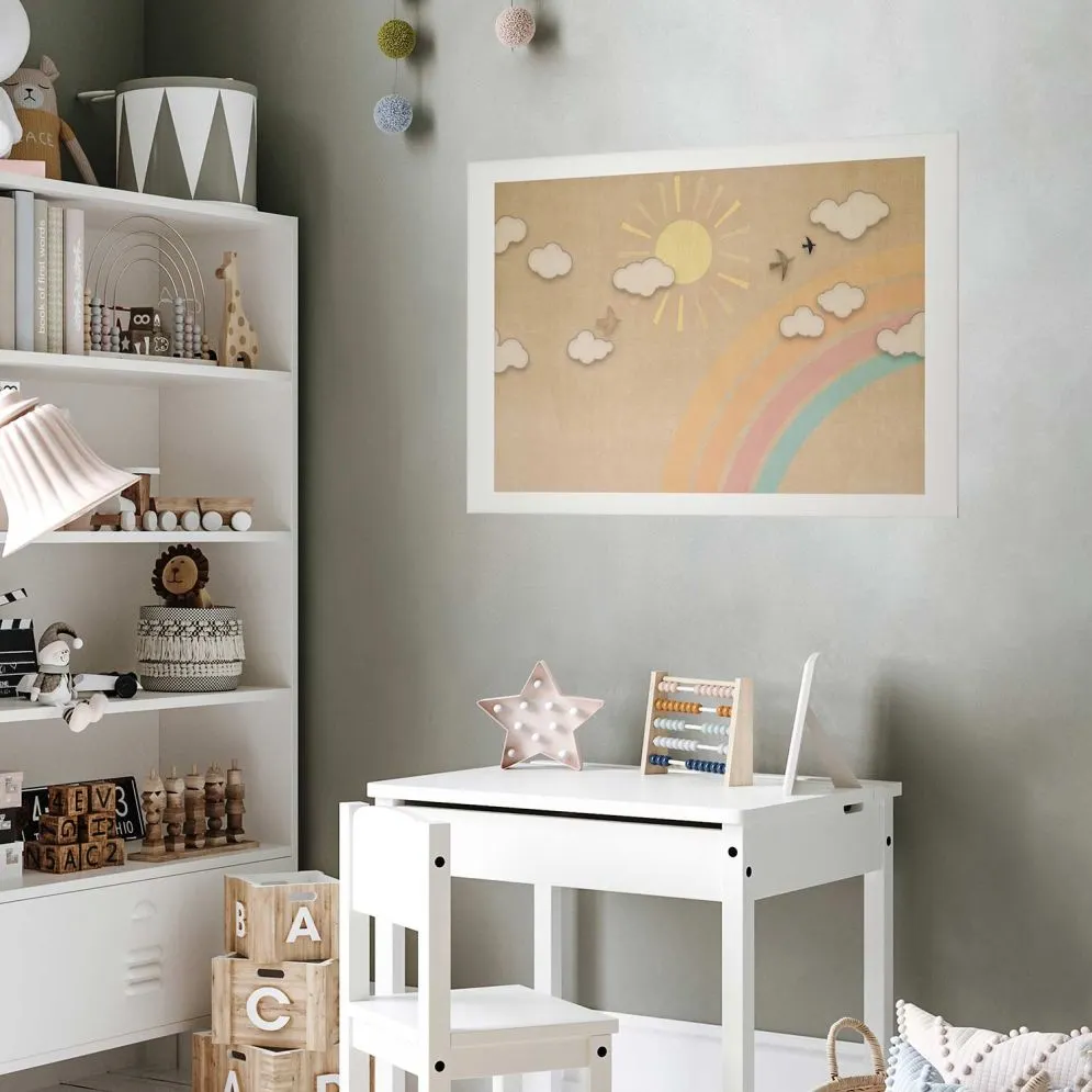 Plakat Tęczowy dzień 42x29,7 cm bez ramy z marginesem | MIRAT.