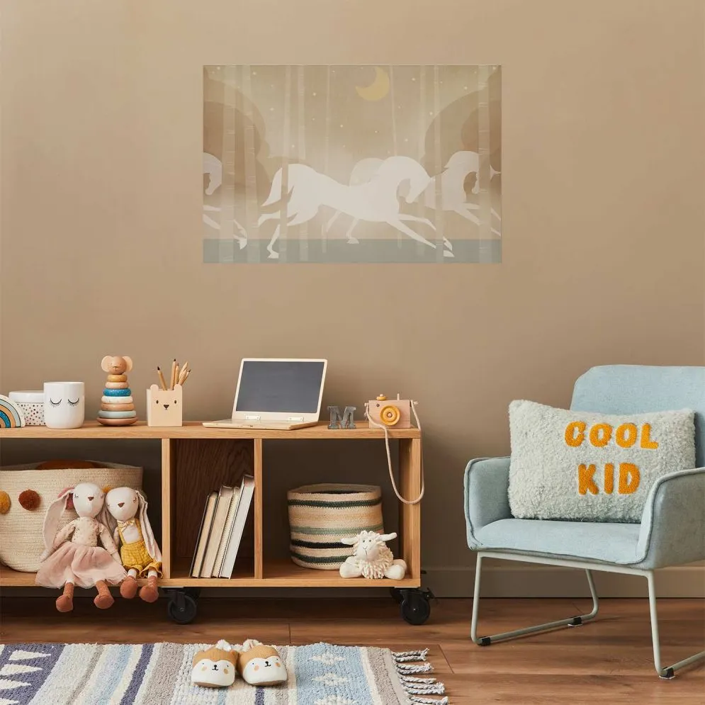 Plakat Pędzące rumaki 60x40 cm bez ramy bez marginesu | MIRAT.