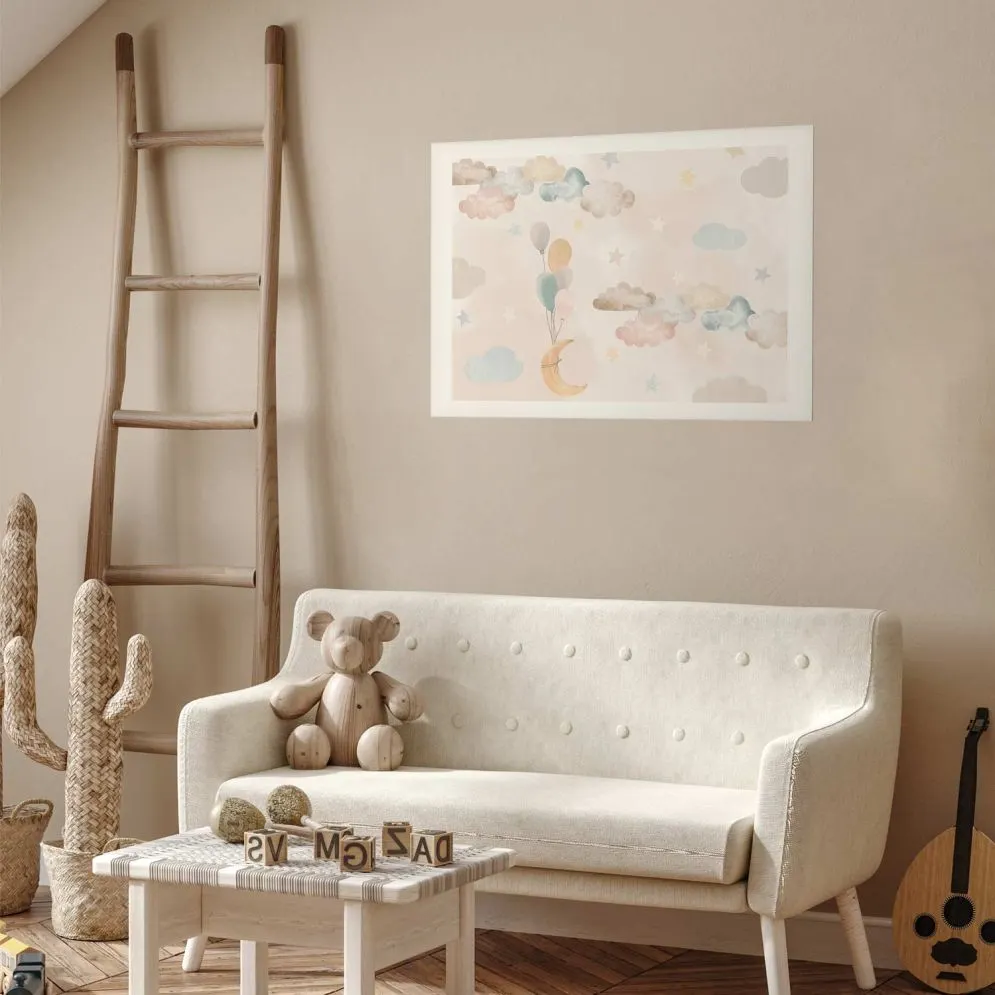 Plakat Bajkowe niebo 60x40 cm bez ramy z marginesem | MIRAT.