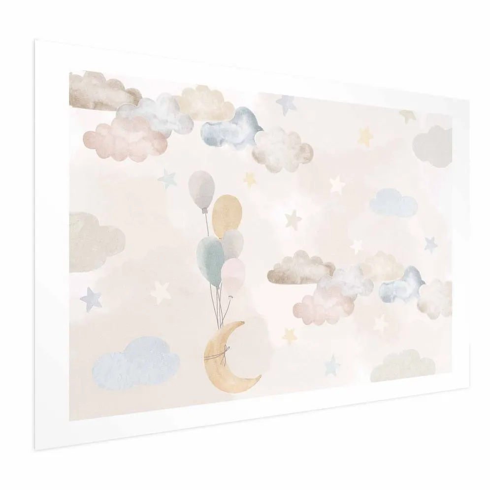 Plakat Bajkowe niebo 60x40 cm bez ramy z marginesem | MIRAT.