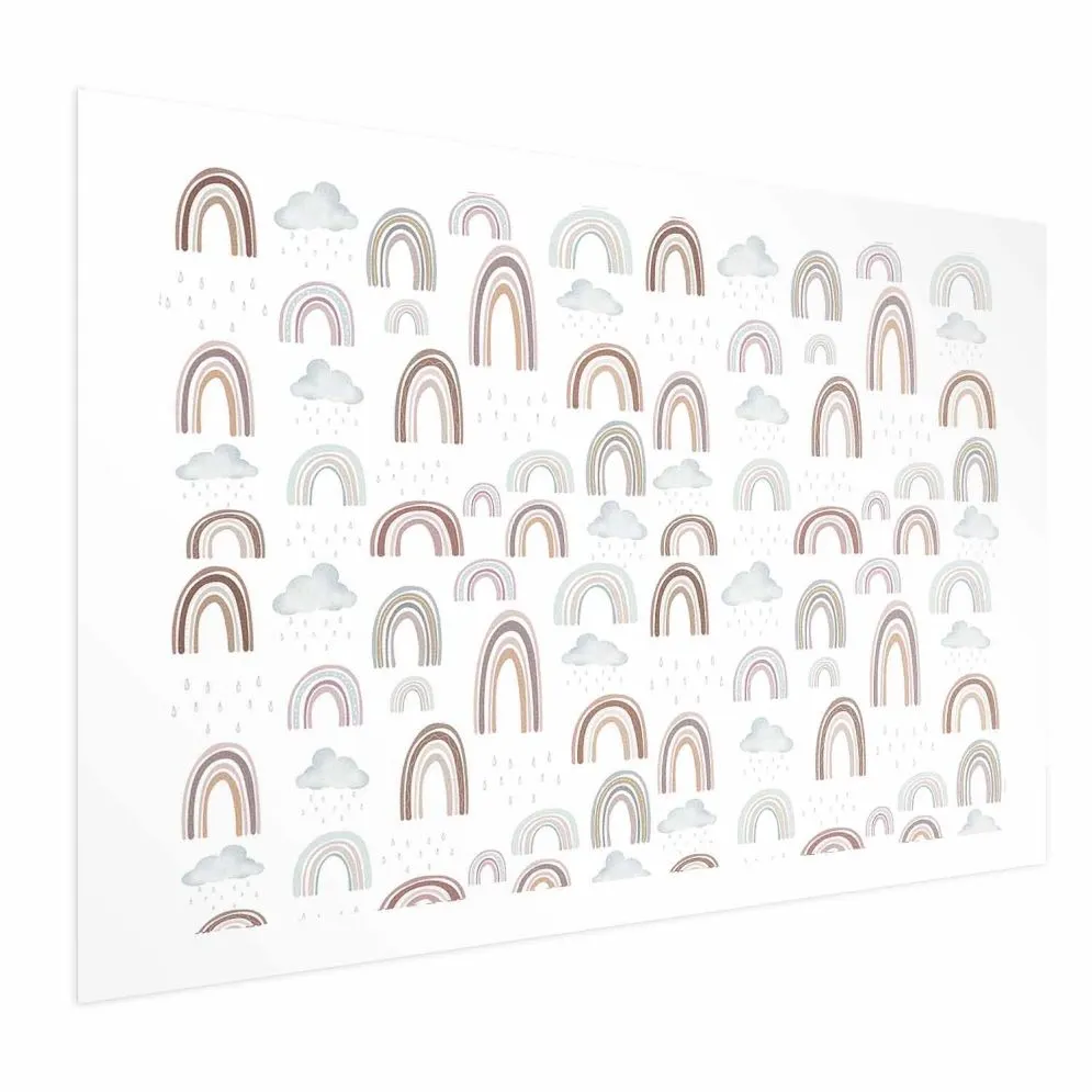 Plakat Tęcza po deszczu 30x21 cm bez ramy z marginesem | MIRAT.