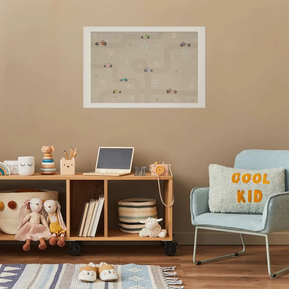 Plakat Wyścigowe autka 42x29,7 cm bez ramy z marginesem | MIRAT.