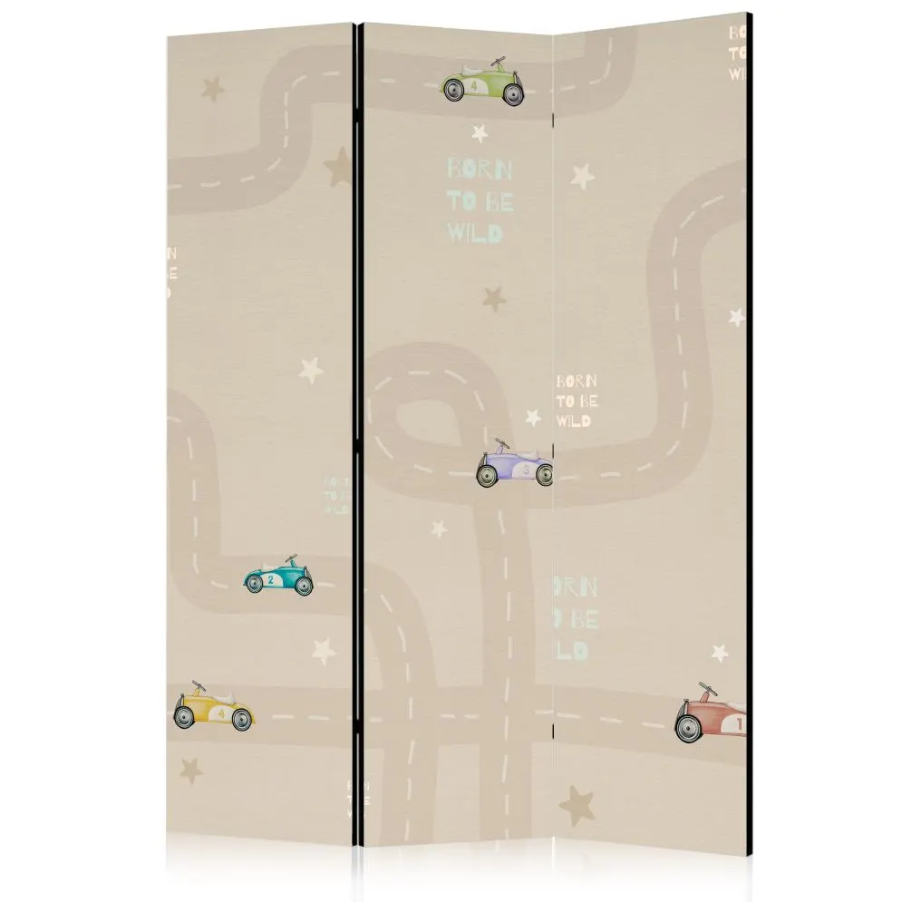 Parawan jednostronny Dla dzieci 135x172 cm 3-częściowy biały | MIRAT.