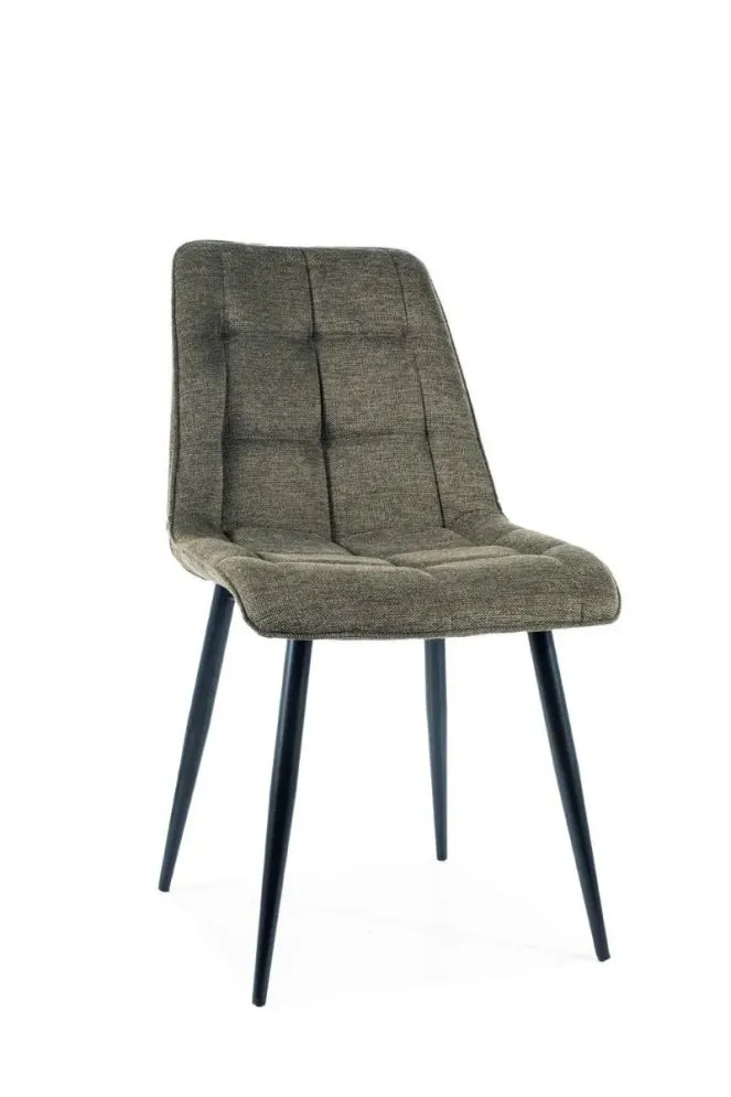 Designerskie krzesło do jadalni CHIC BREGO oliwkowe | MIRAT