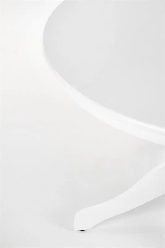 Stół GLOSTER 106x75 biały okrągły do jadalni | MIRAT.