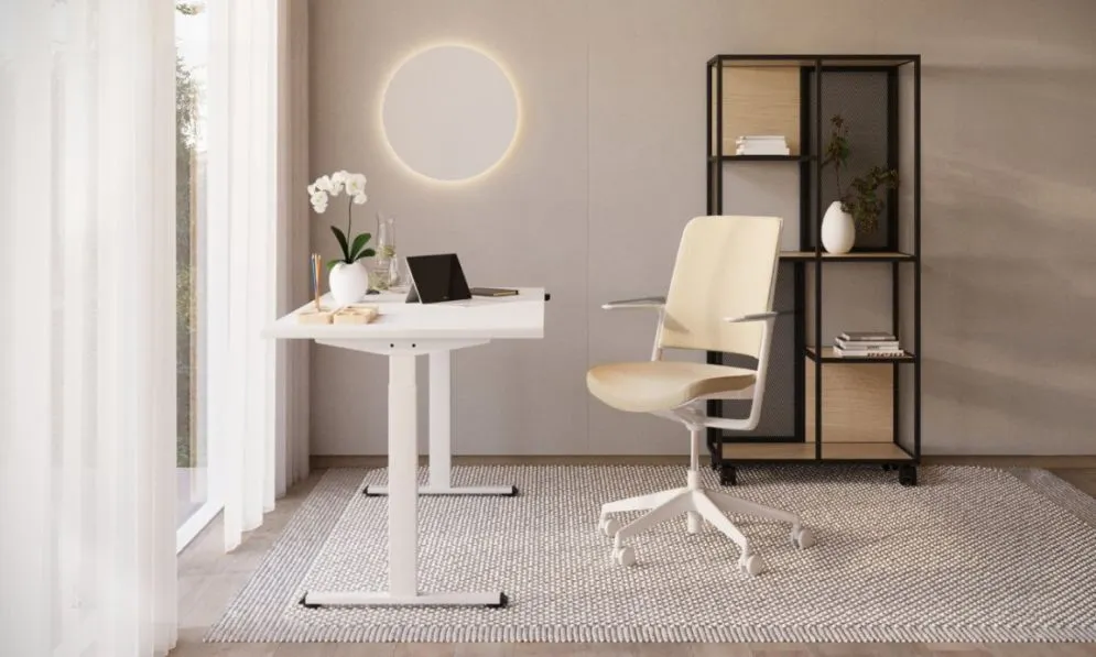 Biurko eCOMO 160x80cm czarne z regulacją wysokości do pracy I sklep meblowy MIRAT.