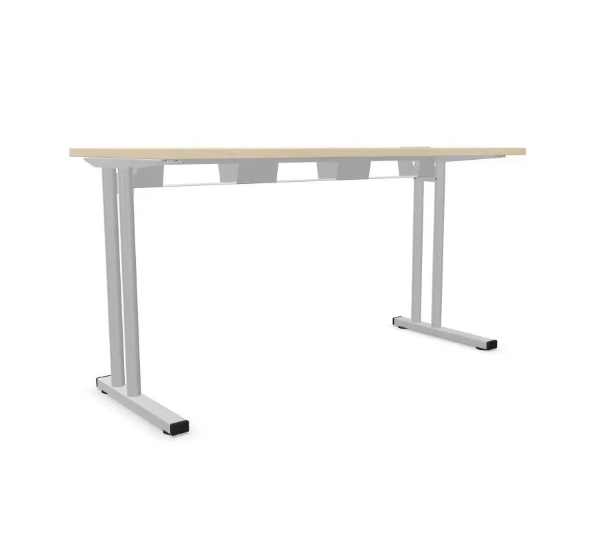 Biurko EASY SPACE C-LEG RC 140x60cm akacjowe do nauki I sklep meblowy MIRAT.