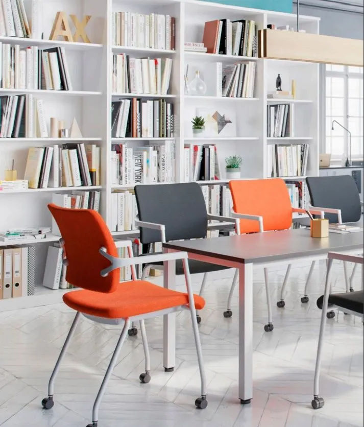 Regał biurowy EASY SPACE CABINET HO 5-OH 80cm biały zamykany I sklep meblowy MIRAT.