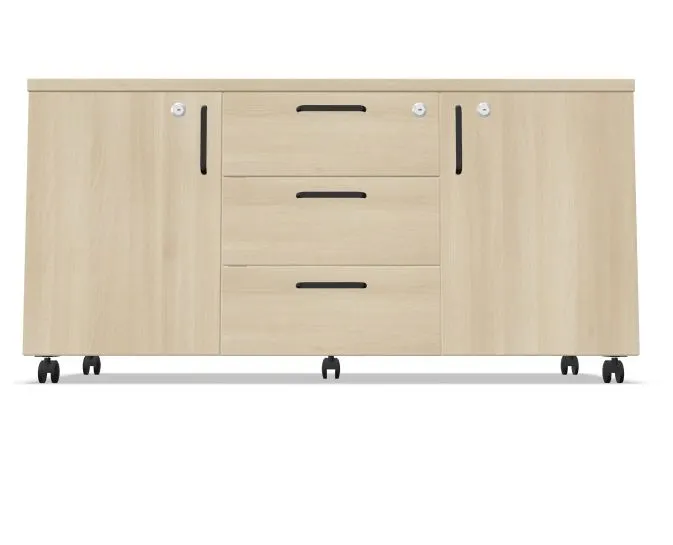 Komoda biurowa EASY SPACE MOB akacjowa z zamkiem I sklep meblowy MIRAT.