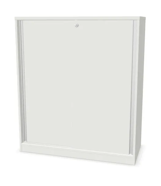 Szafka biurowa przesuwna EASY SPACE CABINET S 3-OH 100cm biała zamykana I sklep meblowy MIRAT.