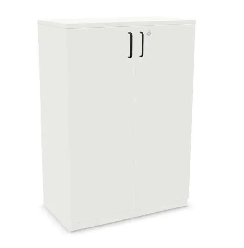 Komoda biurowa EASY SPACE CABINET H-D2 3-OH 80cm biała zamykana I sklep meblowy MIRAT.