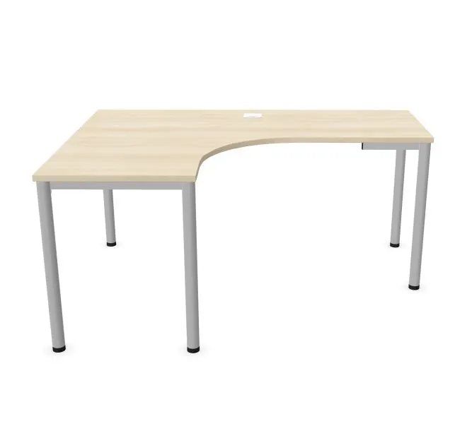 Biurko narożne EASY SPACE I-LEG LS 160x120cm akacjowe I sklep meblowy MIRAT.