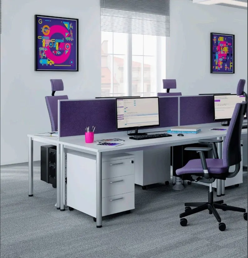 Kontenerek biurowy EASY SPACE MOB PB 4S czarny grafitowy I sklep meblowy MIRAT.