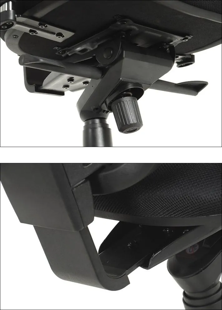 Fotel biurowy HN-5038 czarny ergonomiczny do biurka | MIRAT.