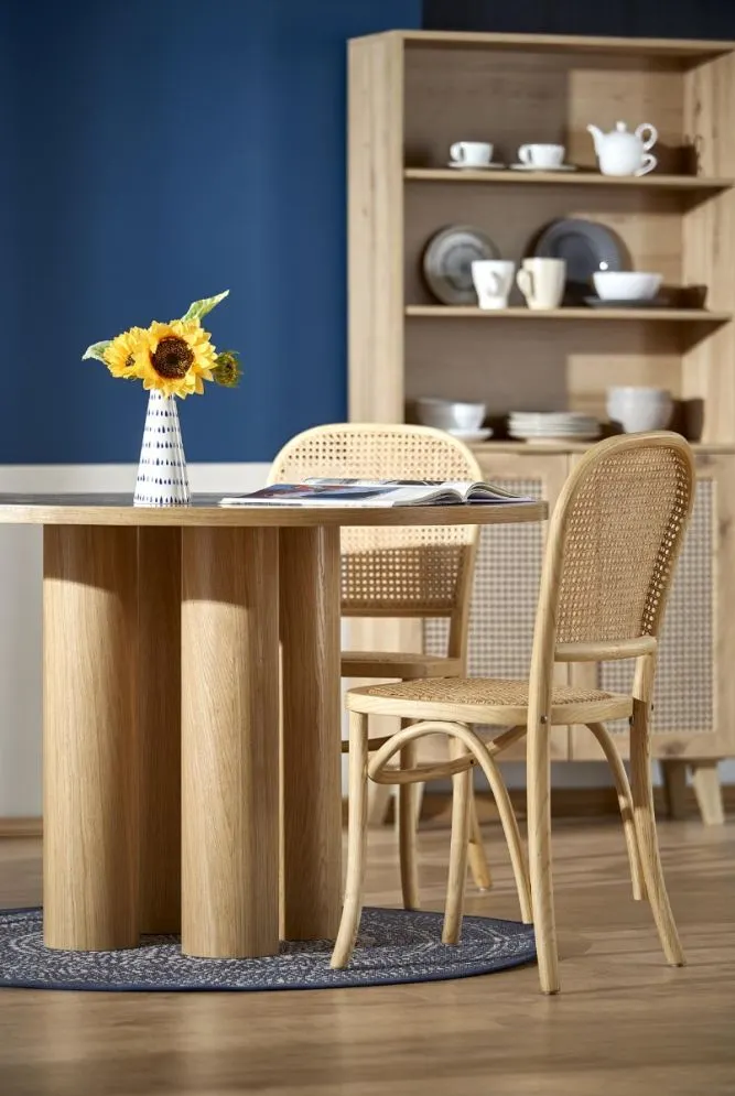 Krzesło K502 rattanowe w stylu boho I sklep meblowy MIRAT. styl SKANDYNAWSKI