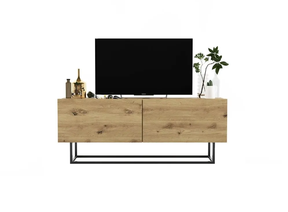 Szafka RTV SELF 4 120 dąb artisan MEBLE LINDNER | MIRAT. w stylu  kolekcja SELF